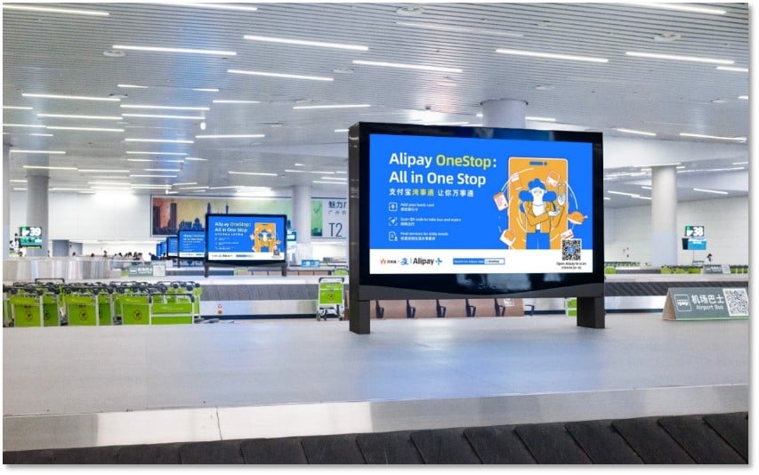T2 Domestic Arrival Baggage Carousel Digital Billboard Package