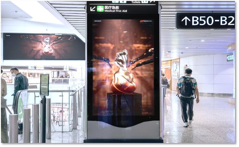 T2 Domestic Departure Post-Security Convergence Digital Signage Package
