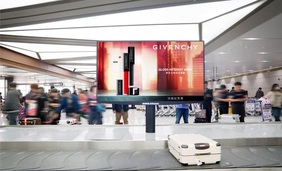 Shanghai Hongqiao T1-T2 Domestic Arrival Baggage Claim Digital Signage Network