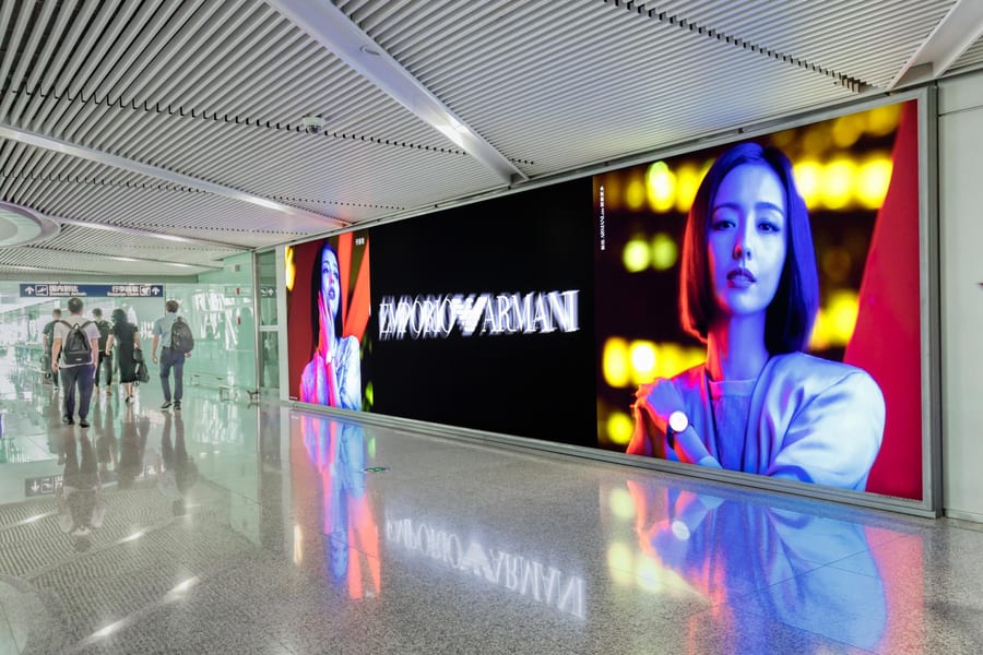 T2 Domestic Arrival Corridor Lightbox