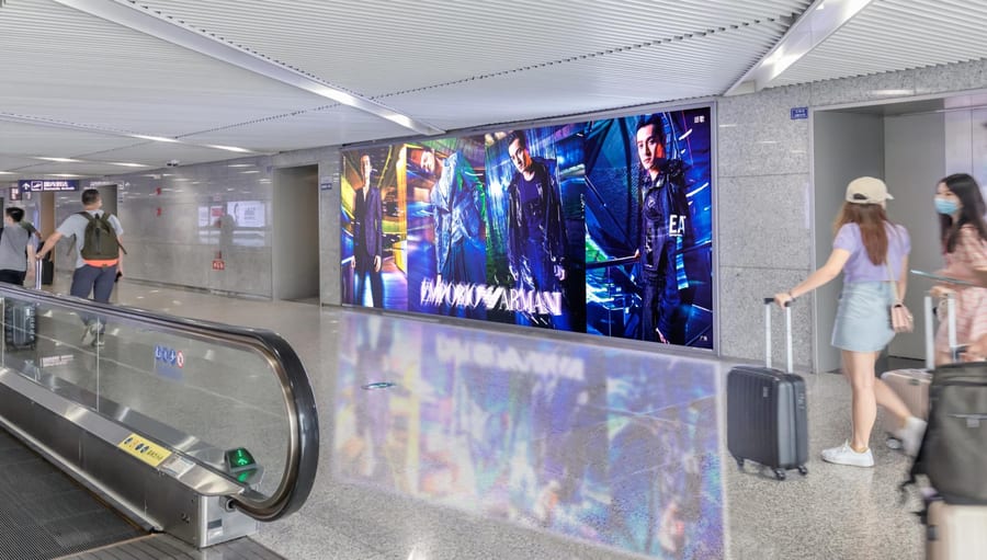 T2 Domestic Arrival Corridor Lightbox