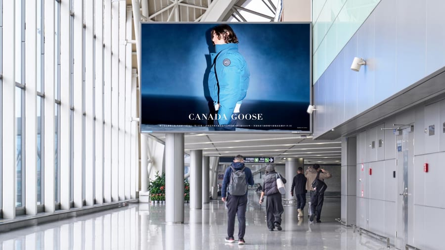 T2 Domestic Arrival Corridor Lightbox