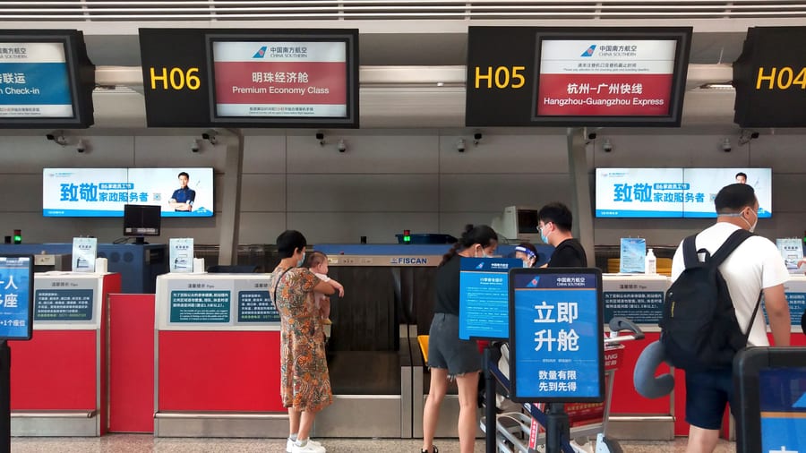 T3 Domestic Departure Check-in Hall LCD Network