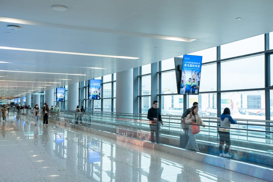 T4 Domestic Departure and Arrival LCD Network Gates 31-42
