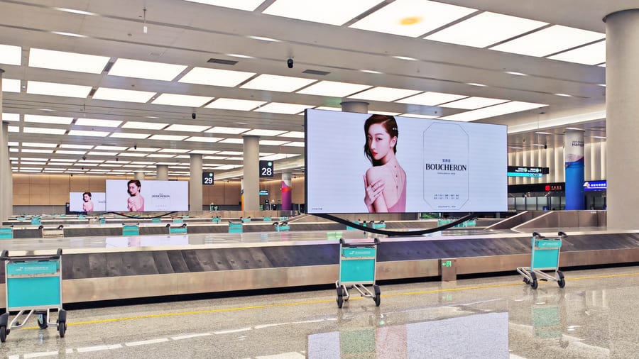 T4 International Baggage Claim Carousel Digital Billboard